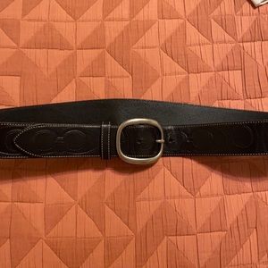 Coach Leather Black Belt Size:M